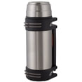 thumbnail image 1 of Wealers Large Stainless Steel Double Wall Vacuum Insulated Beverage Bottle, Coffee Soup Holder, Featured a Wide Top Opening, Comfortable Handle with a Plastic Drinking Mug, 1 of 9