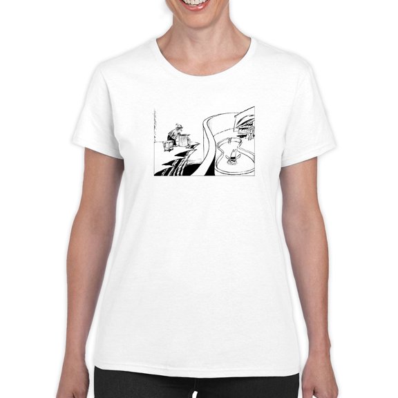 Wealth Gap T-Shirt Women -Wilfred Hildonen Designs, Female Medium