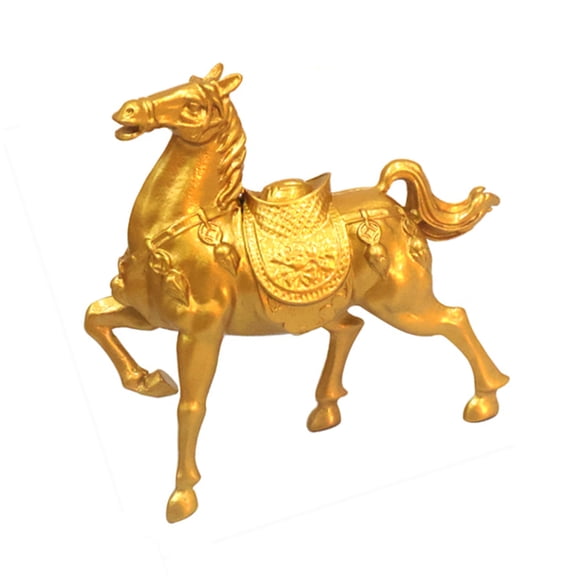 Wealth Horse Statues Sculptures Statue Collectibles Figurines Feng Shui Ornament Home Decorations Gift