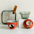 thumbnail image 1 of Wealth Rolling Panda Art Ceramic Express Cup Outdoor Tea Maker Tea Set Portable 1 Pot 1 Cup With Storage Bag Chinese Tea Set, 1 of 7