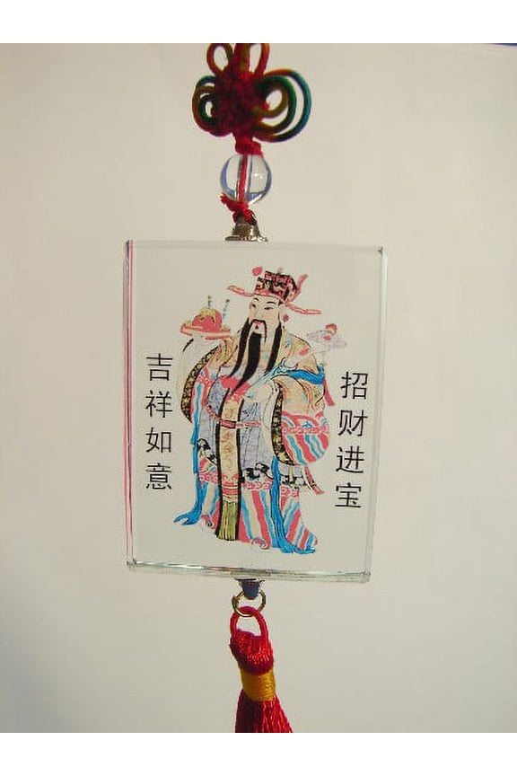Wealthy God Crystal Charm