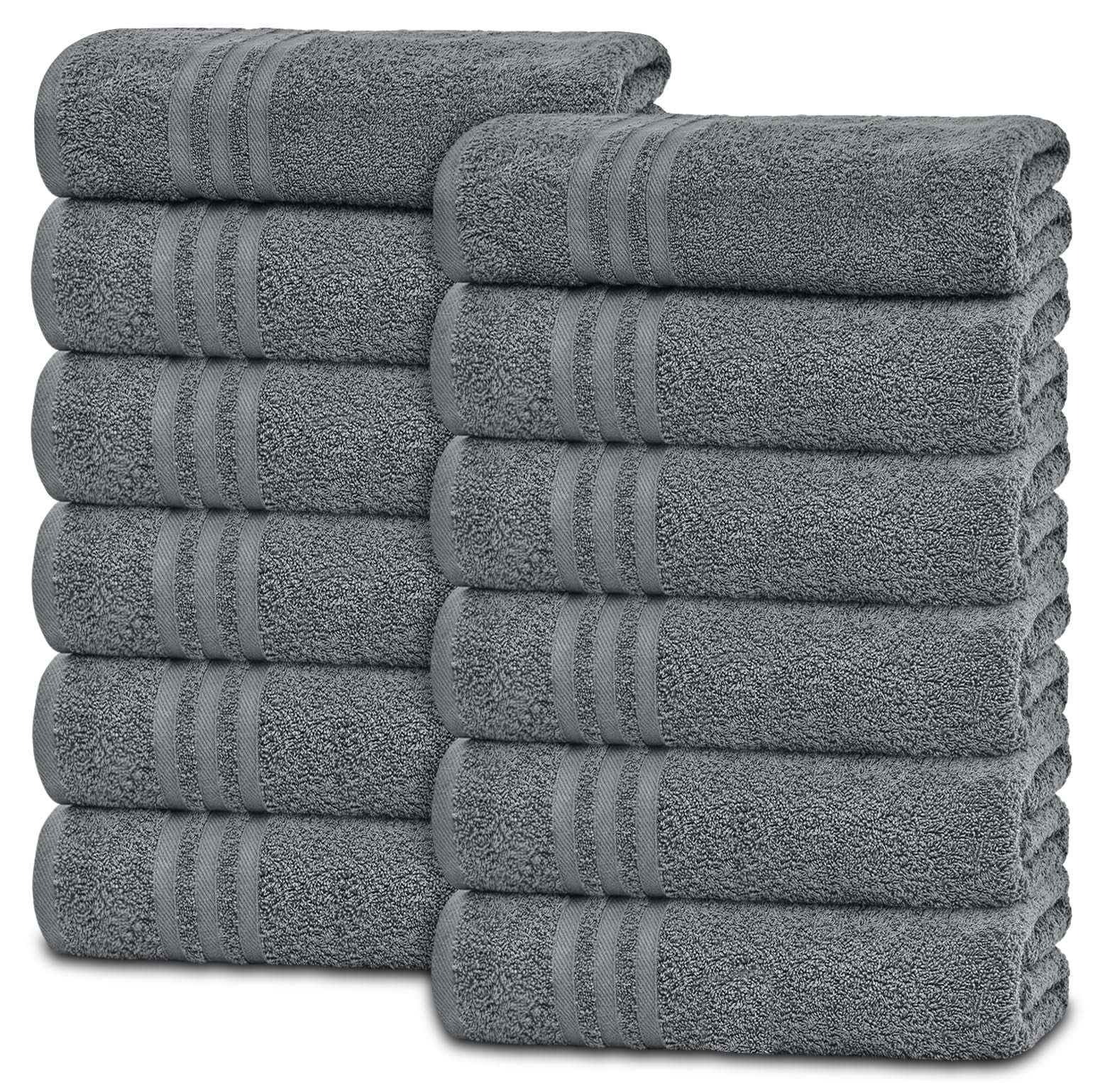 Lavex Economy 16 x 27 Cotton Hand Towel 3.5 lb. - 12/Pack
