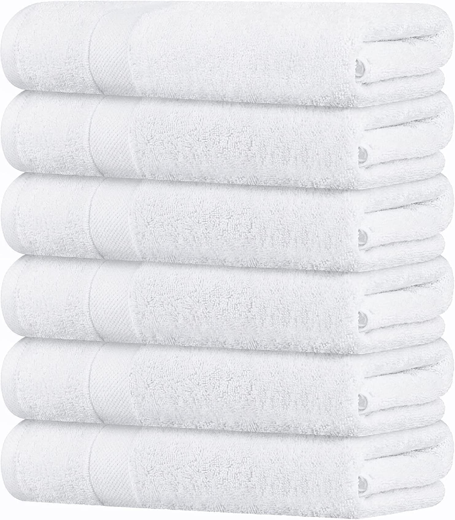 Wealuxe Small Bath Towels 22x44 Inches, 100 Cotton Lightweight Thin