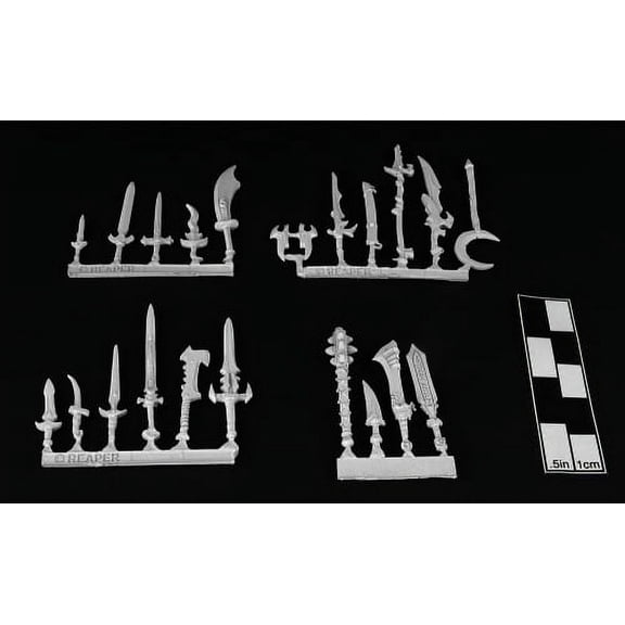 Weapon Pack 7 Miniature 25mm Heroic Scale Dark Heaven Legends Reaper Miniatures