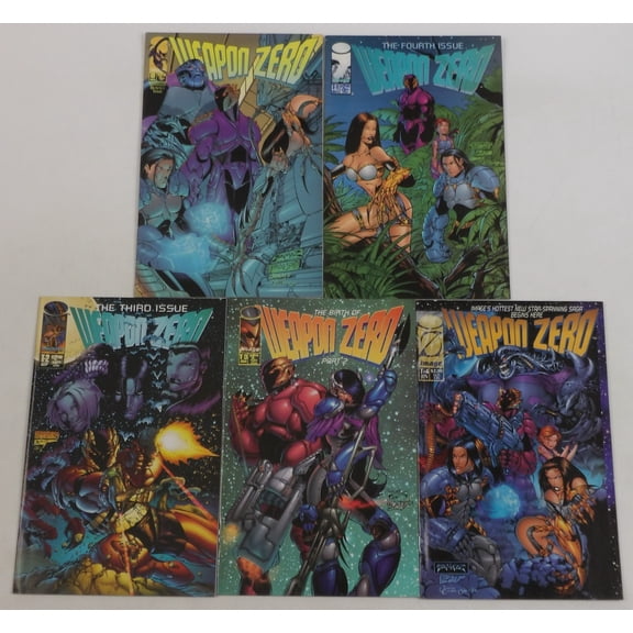 Weapon Zero #0 & 1-4 VF/NM complete series Walter Simonson - Joe Benitez ; Image