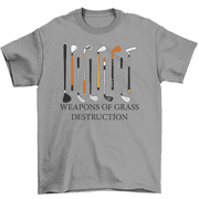 JAX OF HEARTS Weapons Of Grass Destruction Golf Clubs Golfer Gift Men's T-Shirt