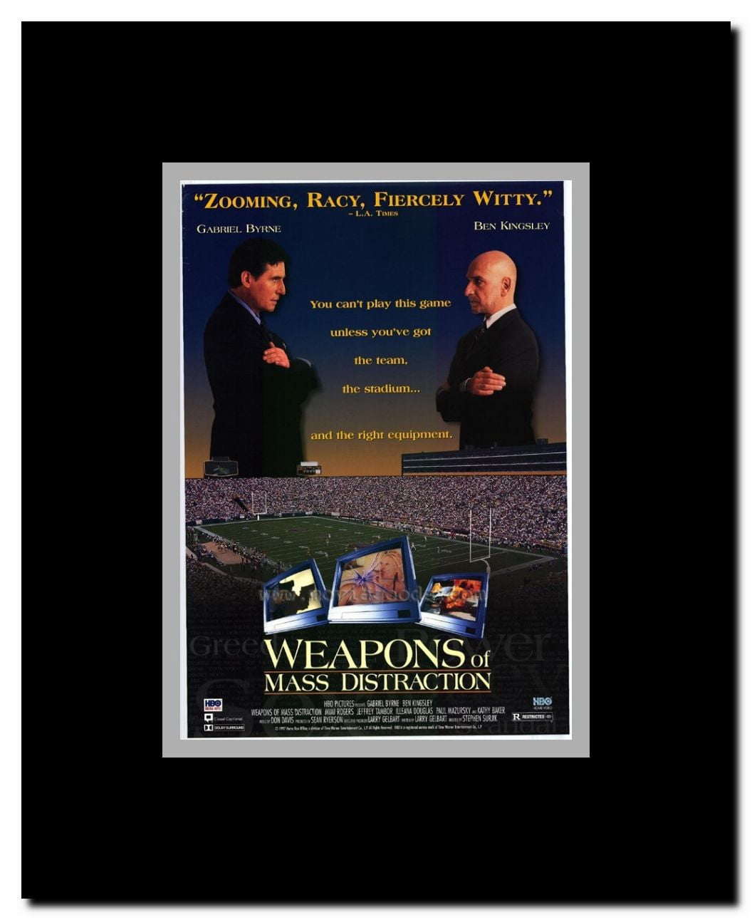 Weapons of Mass Distraction Framed Movie Poster