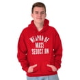thumbnail image 1 of Weapons of Mass Seduction Joke Unisex Plus Size Hoodie Brisco Brands 4X, 1 of 6