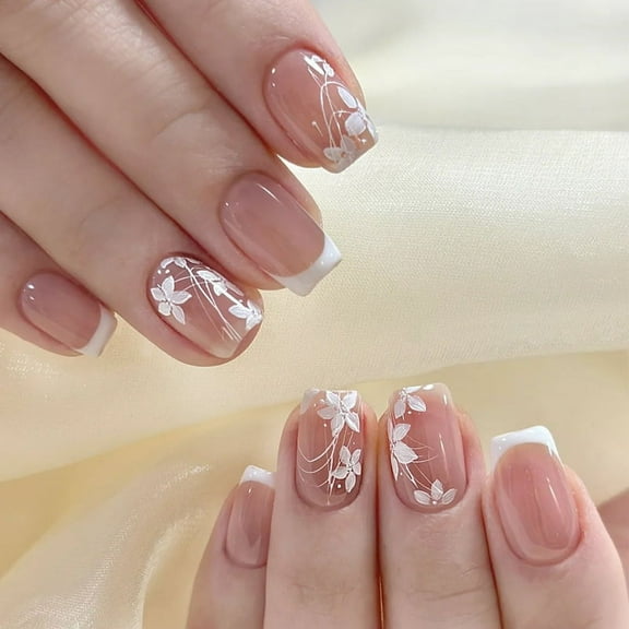 Wear Armor Simple And Short Gradient Nail Tips