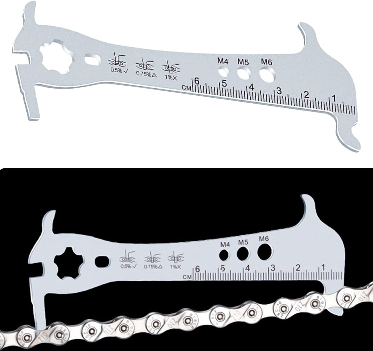 Chain Wear Checker Tool For SRAM 11 & 12 Speed Chains - Compatible With RED, Force, GX, Eagle