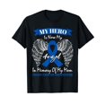 thumbnail image 1 of Wear Blue Ribbon In Memory Of My Mom Colon Cancer Awareness T-Shirt, 1 of 5