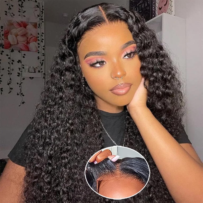 Wear and Go Glueless Wigs Human Hair Pre Plucked Deep Wave  display picture 3