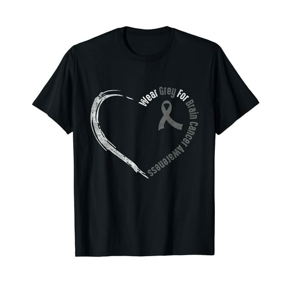 Wear Grey For Brain Cancer Awareness | Brain Tumor T-Shirt