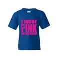 thumbnail image 1 of Wear Pink For Friend Fight Cancer Unisex Youth Kids T-Shirt Tee, 1 of 5