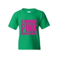 thumbnail image 1 of Wear Pink For Mom Cancer Suvivor Unisex Youth Kids T-Shirt Tee, 1 of 5