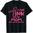 thumbnail image 1 of Wear Pink For My Mom Ribbon Kids Breast Cancer Awareness T-Shirt, 1 of 3