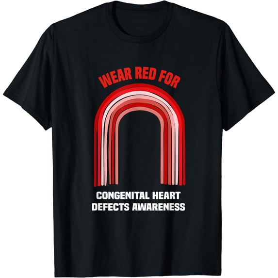 Wear Red For Congenital Heart Defects Awareness T-Shirt