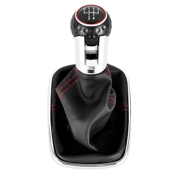 Wear Resistance 5/6 Speed 12mm Car Gear Head Knob Lever Shifter Gaiter Boot, Suitable For Golf Durability & Performances