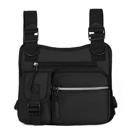 Wear Resistant Chest Pack Breathable Backpack Adjustable Strap Functional Equipment For Hiking Camping