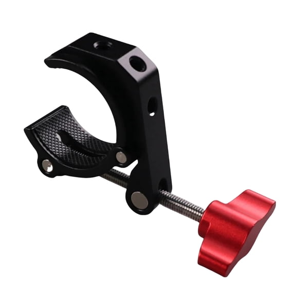 Wear Resistant Metal Mounting Clamp C-Shaped Photography Clip for Action Camera LED Panel Display Screens