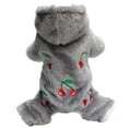 thumbnail image 1 of Wear-Resistant Pet Clothes - Eye-Catching Flannel Winter Pajamas - Rompers - Outdoor Use - Warm and Stylish Pet Outfit, 1 of 8