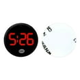 thumbnail image 1 of Wear Resistant Touch Illuminant Miniature Car Digital Clock Round Shape For Vehicle Dashboard And Air Vent Installation, 1 of 8