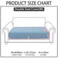 thumbnail image 1 of Wear-Resistant Universal Sofa Cover, Stretch Couch Cushion Slipcovers Replacement, Anti-Slip L Shape Sofa Covers, Chaise Lounge Slipcover Single Seat (blue), 1 of 8