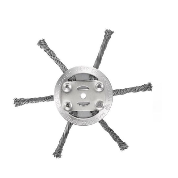 Wear Resistant Universal Steel Wire Trimmer Head for Gas String Trimmers & Brush Cutters, Durable Steel Cable Weed Trimmer Head for Major Brands, 7''
