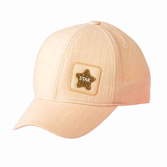 Wear Sierra Girls Star Patch Cap, Adjustable Summer Baseball Hat for Kids Ages 5–8 Years