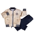 thumbnail image 1 of Wear Sierra Infant Toddler Boys 3-Piece Nautical Set Jacket Shirt Jeans Yellow, Size 12 Months, 1 of 9