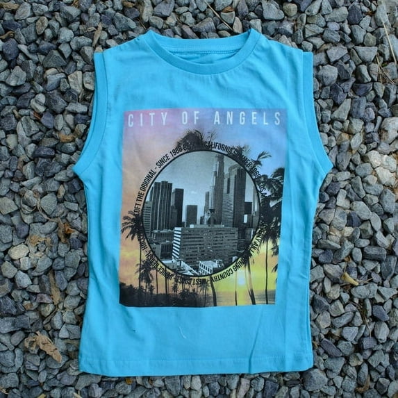 Wear Sierra Kids' Cotton Tank Tops, Unisex, Sleeveless, Comfortable, White Color, Age 6-7 Years