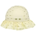 thumbnail image 1 of Wear Sierra Love Rain Infant Girl Maxi Hat, Rainbow Print, Soft Fabric, Lime, One Size, 1 of 3