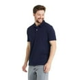 thumbnail image 1 of Wear Sierra Men's Polo Shirt, Short Sleeve, 2-Button, Quick Dry, Relaxed Fit, Navy, Small, 1 of 7