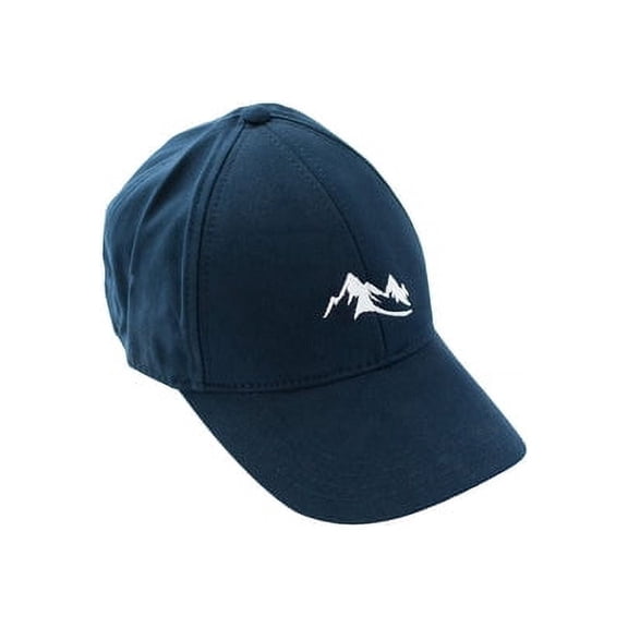 Wear Sierra Unisex Adjustable Performance Hat with Mountain Logo, Breathable Cap, Navy, One Size