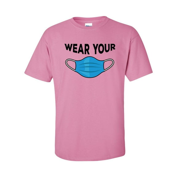 Wear Your Face Mask Unisex Adult Short Sleeve T-shirt-Azalea-medium