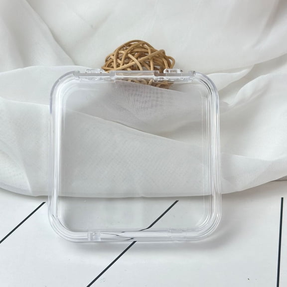 Wear nail storage box, transparent plastic nail art packaging box, special display for nail pieces, exquisite gift box, nail art storage box.