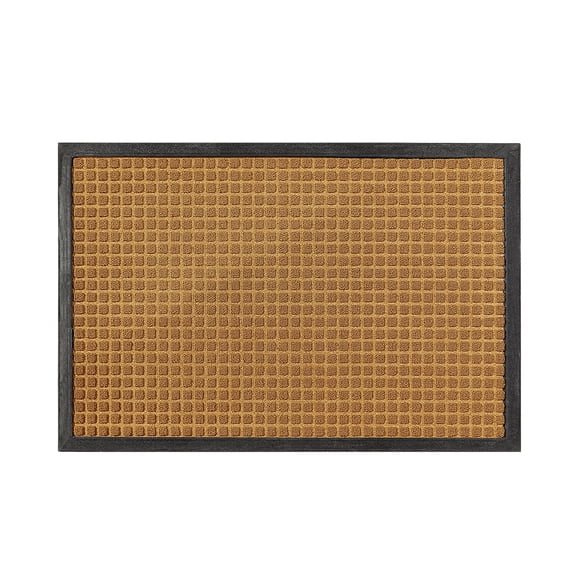 Wear-proof Entrance Mat for Front Doors, Polypropylene Antiskid Rubber Mat Sand-trapping and Dirt-removing Entryway Rug for Home Doorways