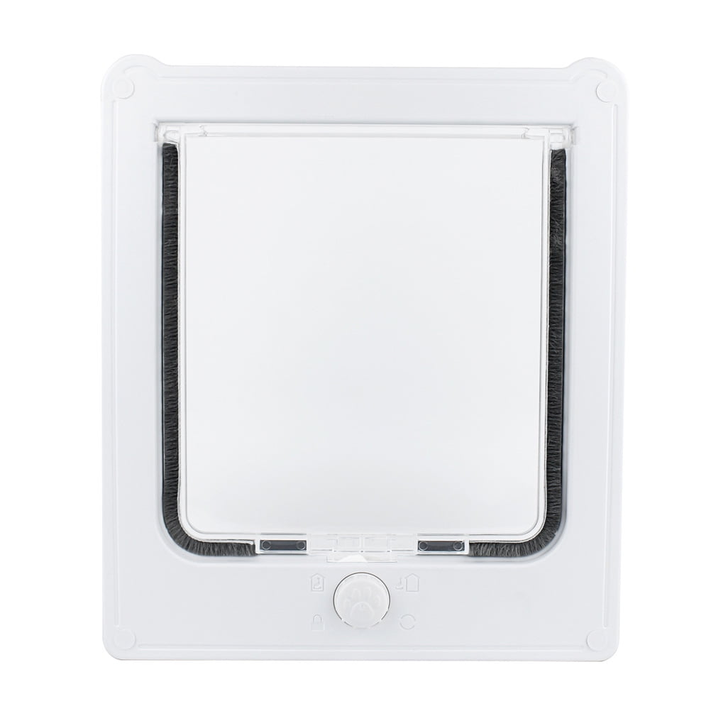 Qnmwood Transparent Pet Screen Door Flap for Dogs and Cats