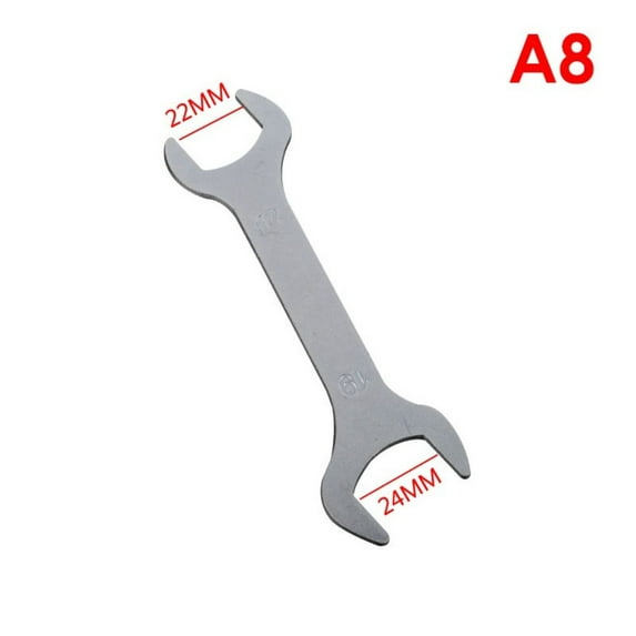 Wear-resistant Repair Wrench Car Hand Tools Ultra-Thin Torque Wrench Thin Wrench Open End Spanner Double Head Wrench 22-24MM