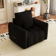 thumbnail image 1 of Contemporary Black Teddy Sofa with Cotton Filler | Adds Style to Primary Living Spaces, 1 of 6