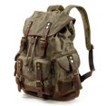 thumbnail image 1 of Wear-resistant canvas backpack,Green, 1 of 2
