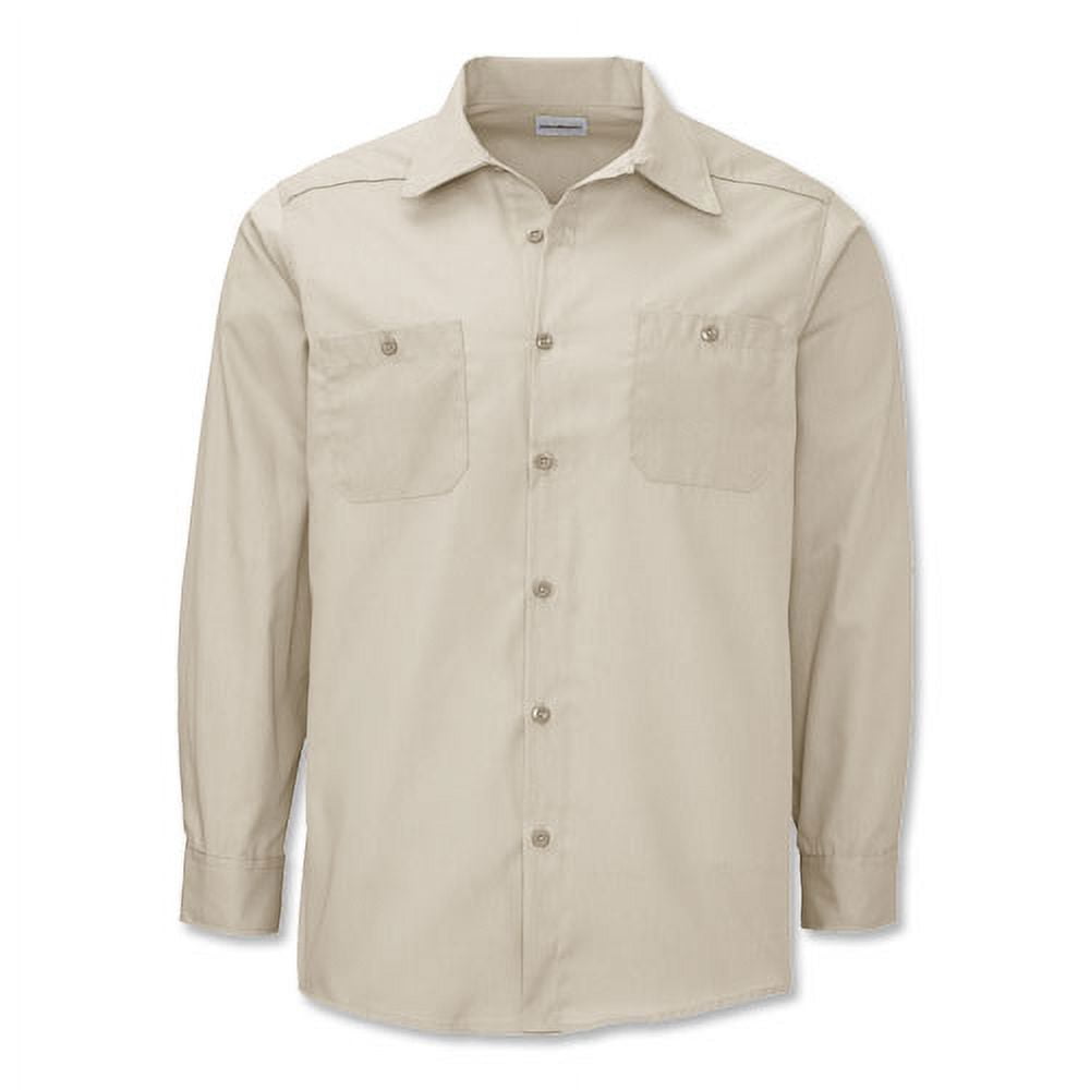WearGuard Deluxe LongSleeve Industrial Work Shirt TAN MEN'S (2XL