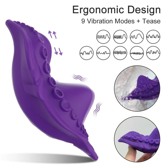 Wearable APP Control Vibrator Female Invisible Vibrating Egg G-spot Vibrator Sex Toys for Women Purple