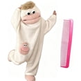 thumbnail image 1 of Wearable Big Mouth Creature Blanket Hoodie Onesie,Vibrant Hair Plush Hooded for Adult & Kid,Cozy Sleeping Bag Costume, 1 of 6