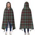 thumbnail image 1 of Wearable Blanket,Green and Red Checkerboard Checkered Pattern Hooded Wearable Flannel Blanket for Adults & Teens,Winter Poncho Shawl Wrap Cape Cozy Anti-Pill,50"x60", 1 of 5