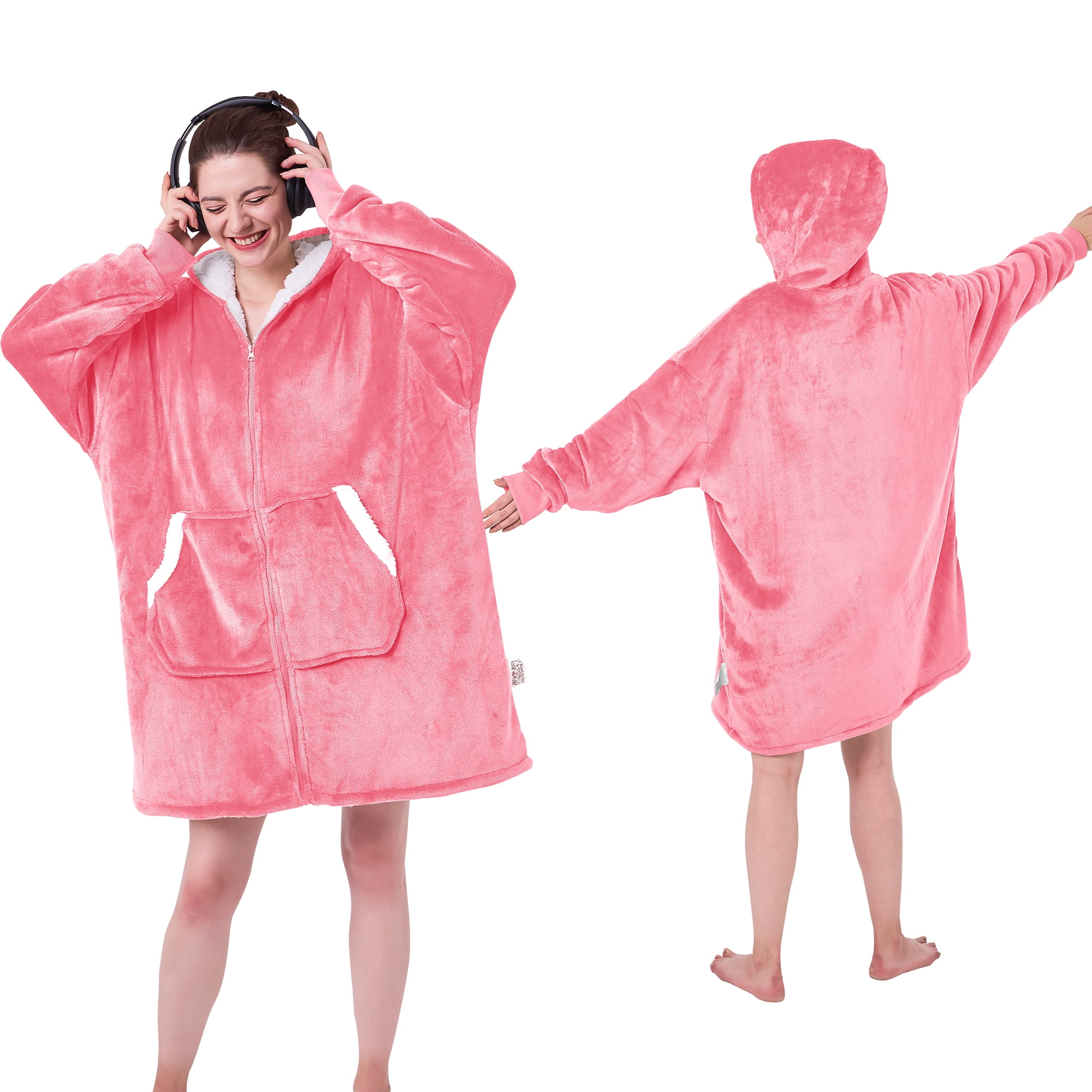 Wearable Blanket Hoodie, Oversized Giant Hoodie Wearable Blanket