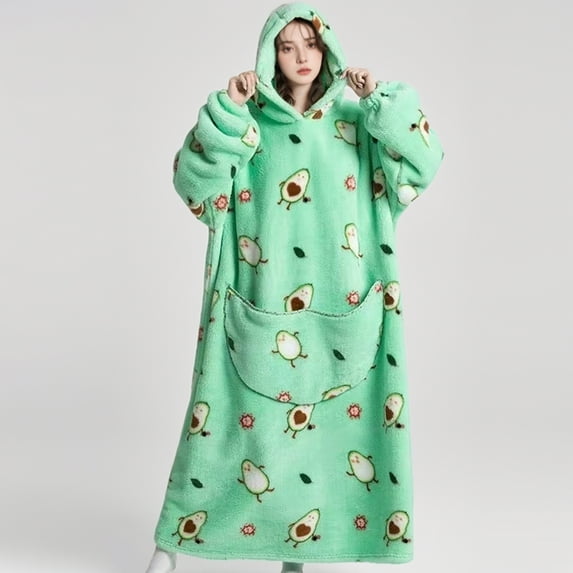 Wearable Blanket Hoodie Sweater ,Extra Large Wearable Fleece Blanket Hoodie for Women and Men Extremely Fluffy, Warm, Cozy, Plush Hoodie Blanket