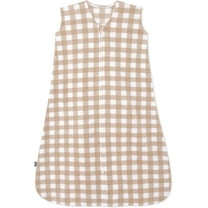 HALO Wearable Blanket Micro-Fleece Tog 1.0, Gingham Tan, Small