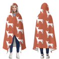 thumbnail image 1 of Wearable Blanket,Repeat Chihuahua Hooded Wearable Flannel Blanket for Adults & Teens,Winter Poncho Shawl Wrap Cape Cozy Anti-Pill,60"x80", 1 of 5