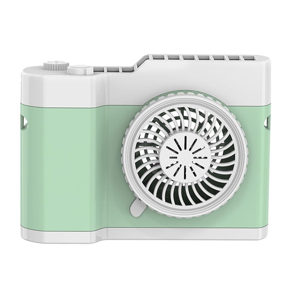 Wearable Charging Neck Fan Camera Shaped Hanging Neck Fan Fun Portable Mini Fan for Outdoor, Travel, Hiking, Concerts